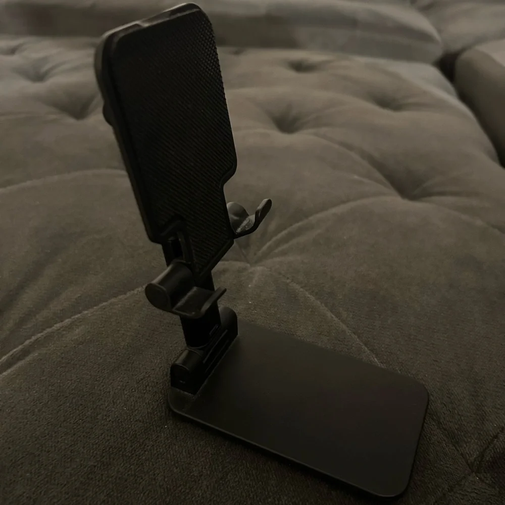 Black Adjustable Phone Holster with Clip by Bytech